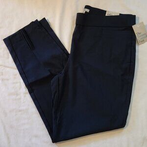 Croft & Barrow pants sz 16 navy straight leg